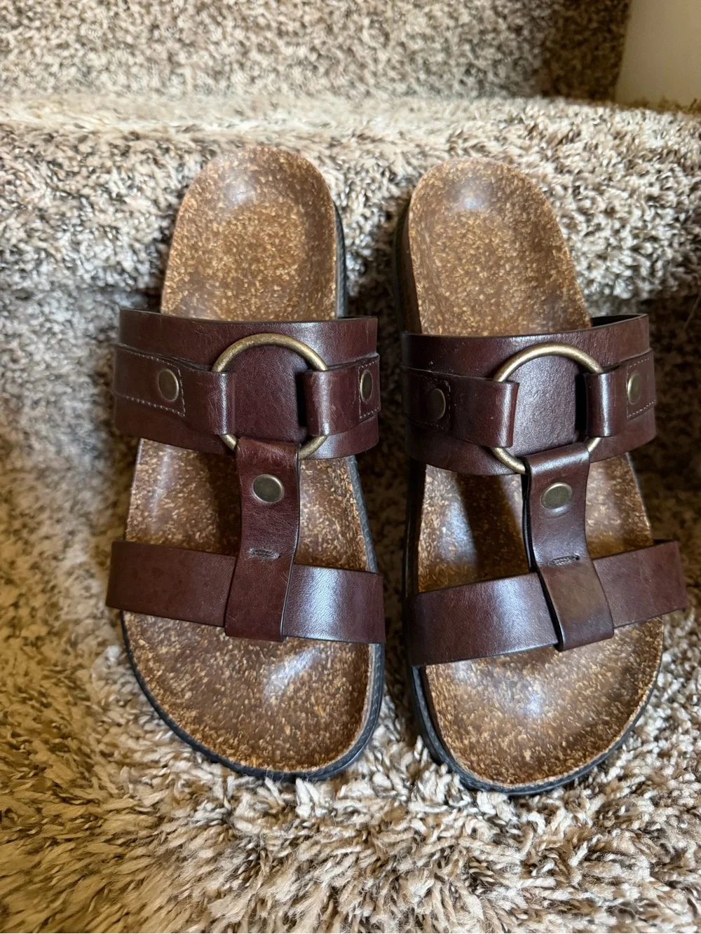 Saint Laurent Leather Sandals
